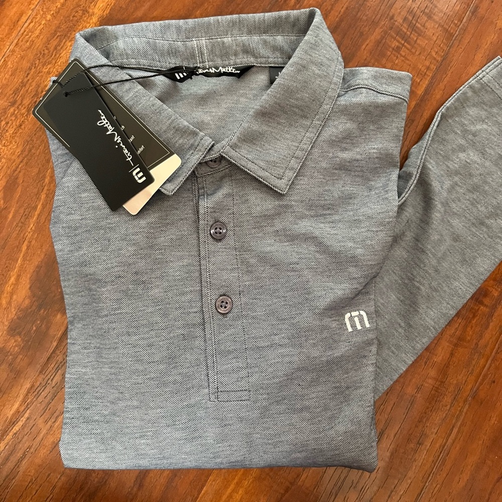 NWT TravisMathew Long Sleeve Polo